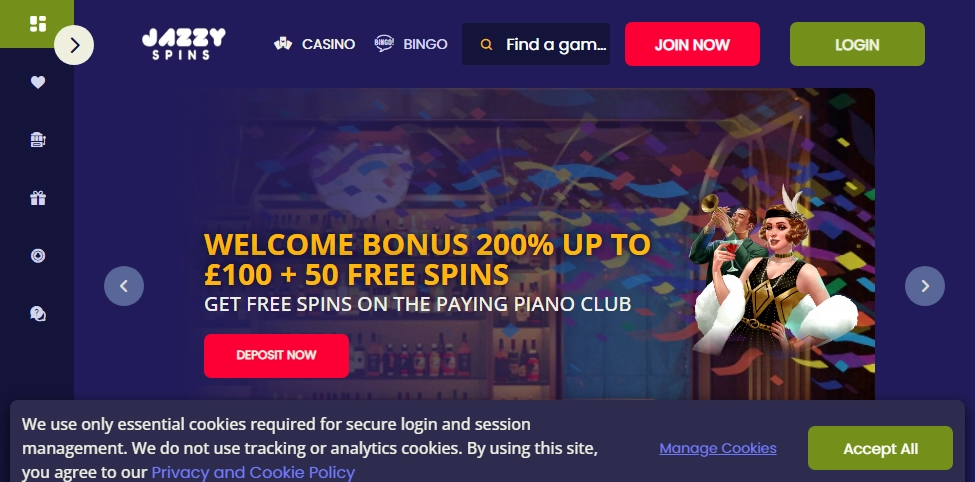 Jazzy Spins Casino
